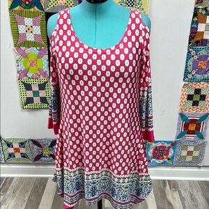 Women's Pink Patterned Top/Dress